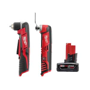 M12 12-Volt Lithium-Ion Cordless 3/8 in. Right Angle Drill with M12 Oscillating Multi-Tool and 6.0 Ah XC Battery Pack