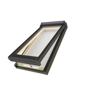 FVS 22-1/2 in. x 26-1/2 in. Rough Opening Solar Powered Venting Deck-Mounted Skylight with Laminated Low-E Glass