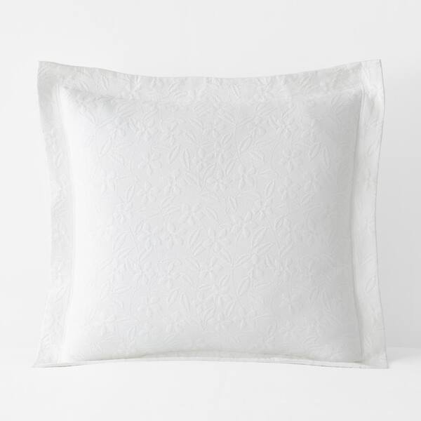 Plain white euro hot sale sham