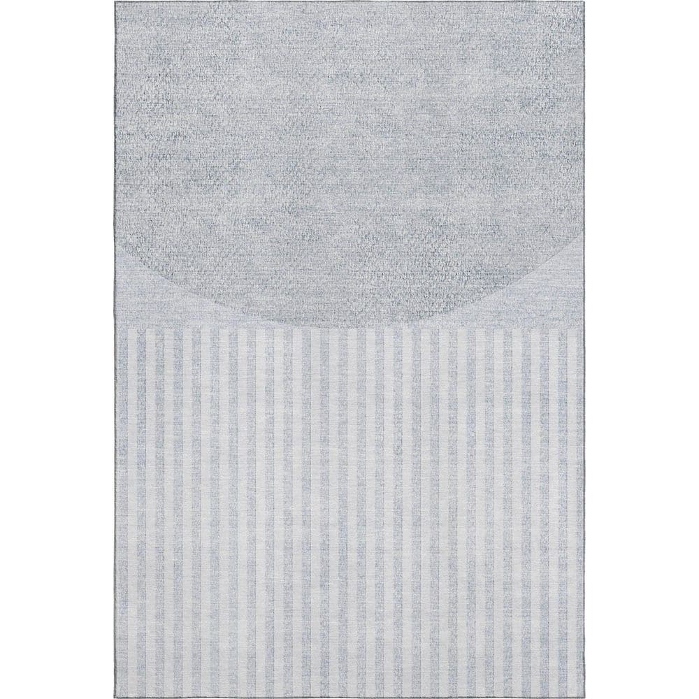 Mayfield Premium Machine Washable Abstract AMF2134 Blue 3 ft. x 4 ft. Area Rug price history on PriceWatchPro
