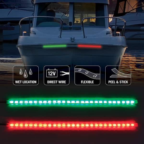Blue LED Strip Lights 12V Waterproof for Auto Car Truck Boat Motorcycle  Lighting Pack of 6