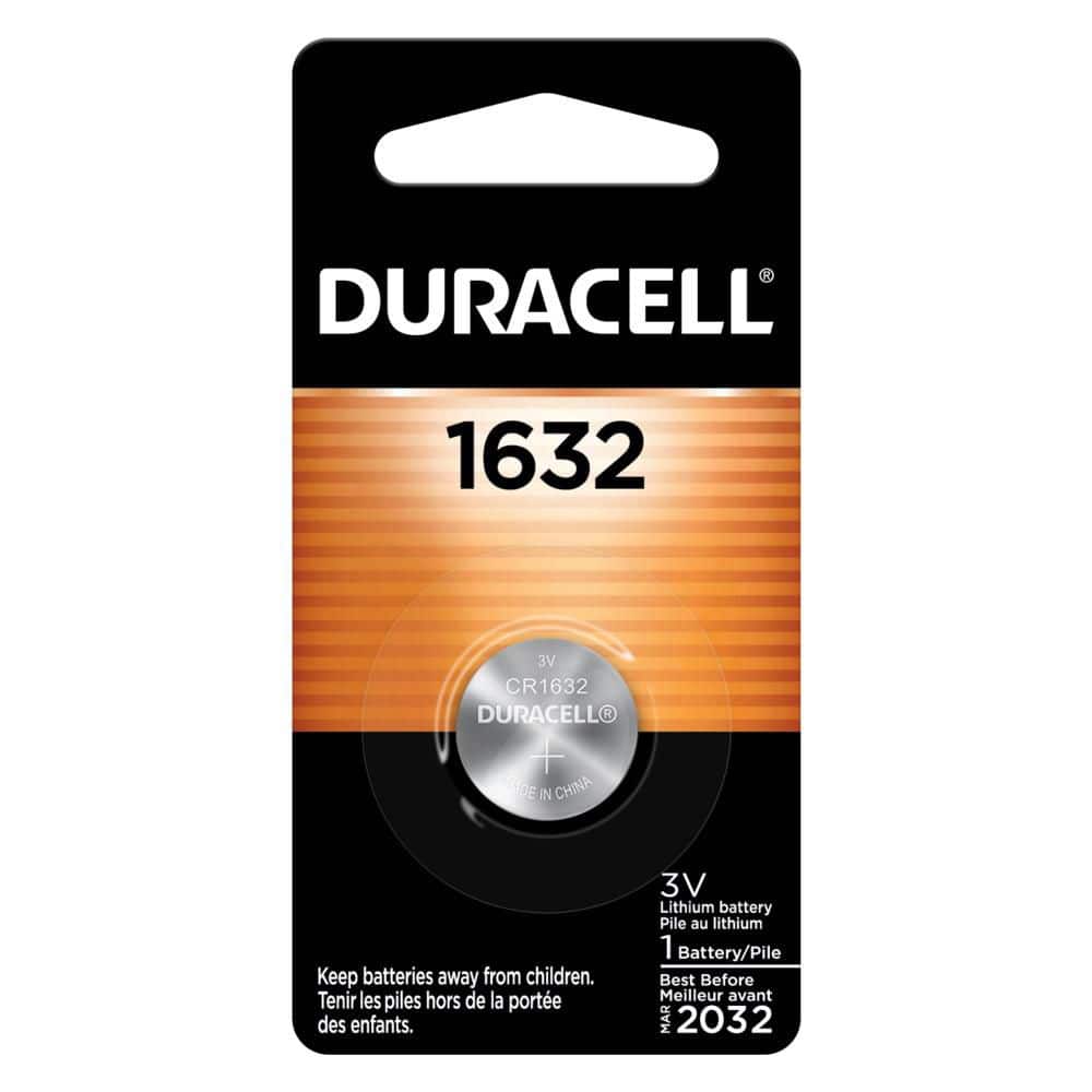 Duracell Coppertop 1632 Lithium 3-Volt Coin Battery 004133366173 - The Home  Depot