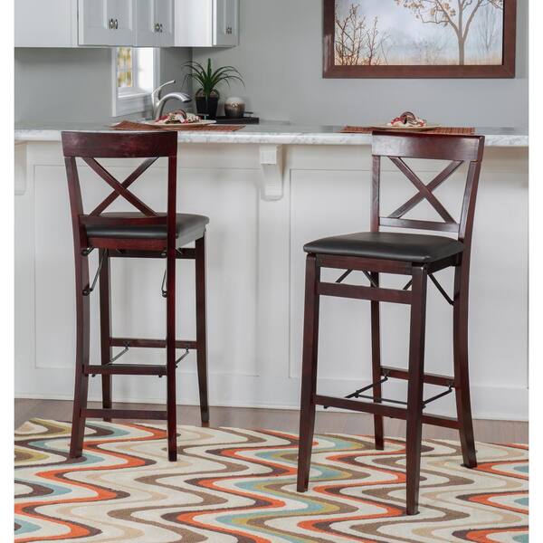 leather folding bar stools