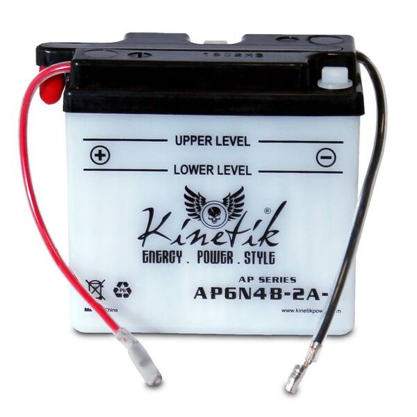UPG Conventional Wet Pack 6-Volt 4 Ah Capacity O Terminal Battery