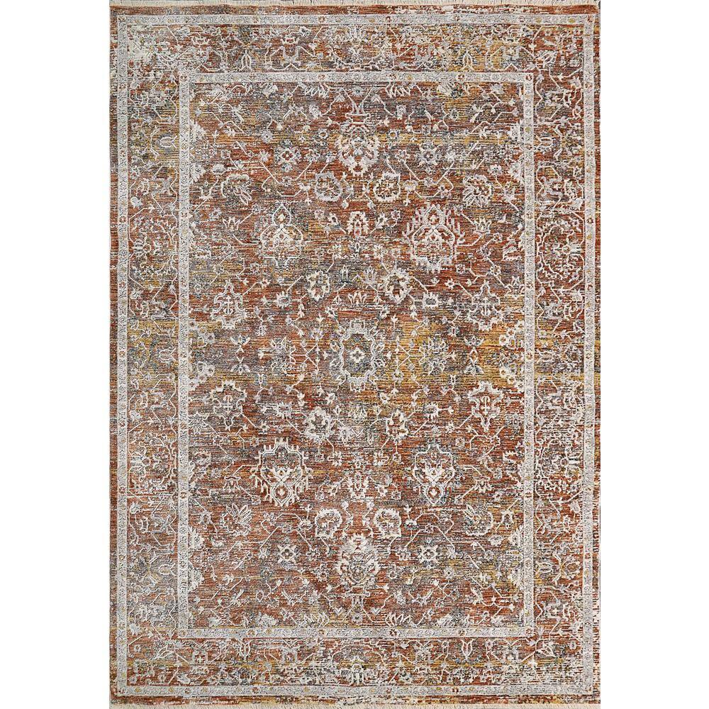 Dynamic Rug 8532 Dynamic Rugs Skyler 7 ft. 10 in. X 10 ft. 10 in. Copper/Multi Oriental ...