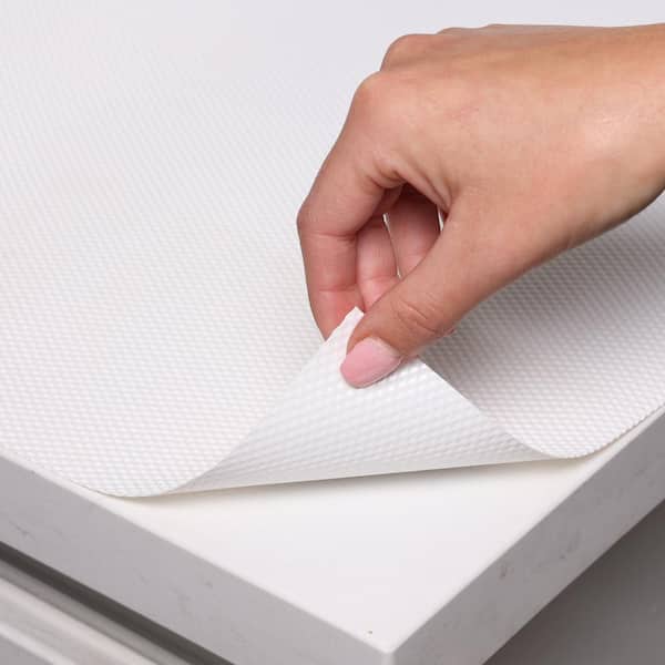 Con-Tact Duraliner White Diamond 24 in. x 10 ft. Non-Adhesive Shelf/Drawer  Liner (6-Rolls) 10F-CL5P11-06 - The Home Depot