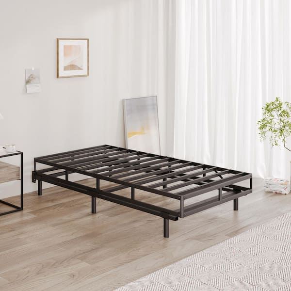 5 in. Full Meatl Box Spring Bed Base, Sturdy Mattress Foundation, Easy Assembly