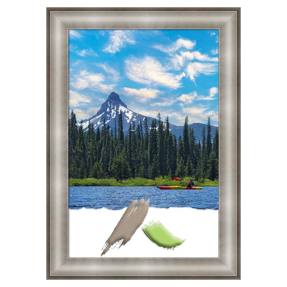Imperial Silver Polystyrene Wall Picture Frame 20x30