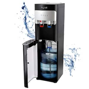 Bottom Load Hot and Cold Water Dispenser in Black