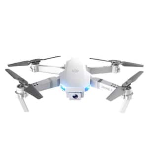 Foldable Drone 4K Camera Aerial HH Remote Control Aircraft, Intelligent Air Pressure, Crash-Resistant Quadcopter, White