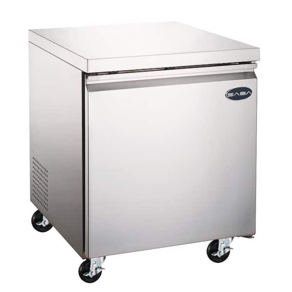 SABA 6.3 cu. ft. Commercial Under Counter Freezer in Stainless Steel