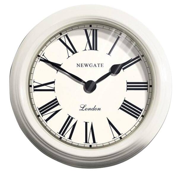 Generic unbranded 19.5 in. Edinburgh Linen White Wall Clock