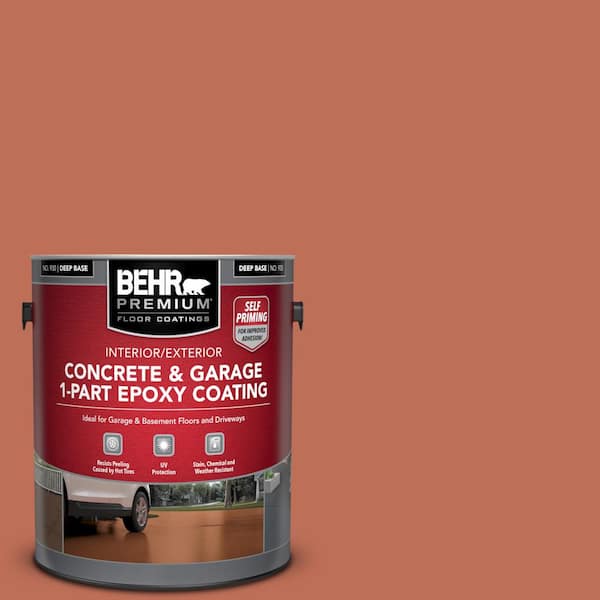 BEHR PREMIUM 1 gal. #M190-6 Before Winter Self-Priming 1-Part Epoxy Satin Interior/Exterior Concrete and Garage Floor Paint