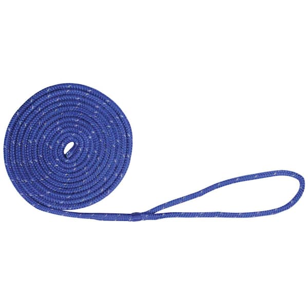 Extreme Max BoatTector Twisted Nylon Anchor Line with Thimble - 1/2 in. x 100 ft. White