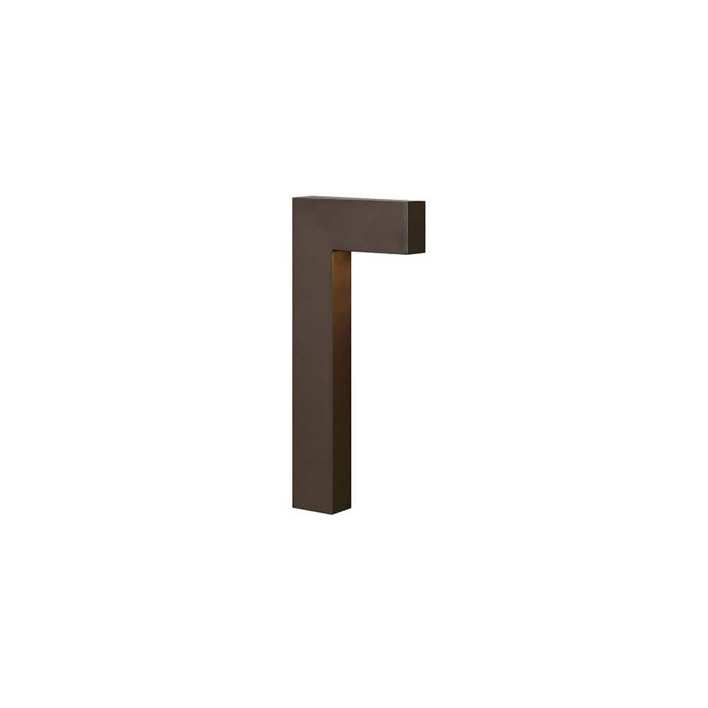 Bronze Aluminum LED Pathway Light with Etched Lens