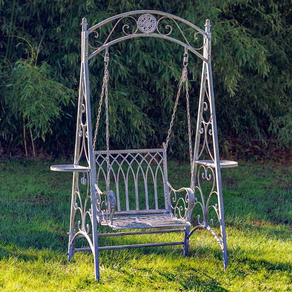 Antique metal porch swing online