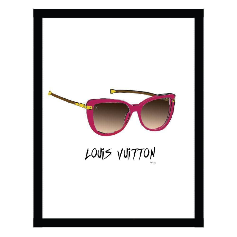 Fashion Glam Designer Sunglasses by Fairchild Paris 1-Piece Framed Graphic Print Abstract Poster Art Print 18 in.x14 in. price history on PriceWatchPro