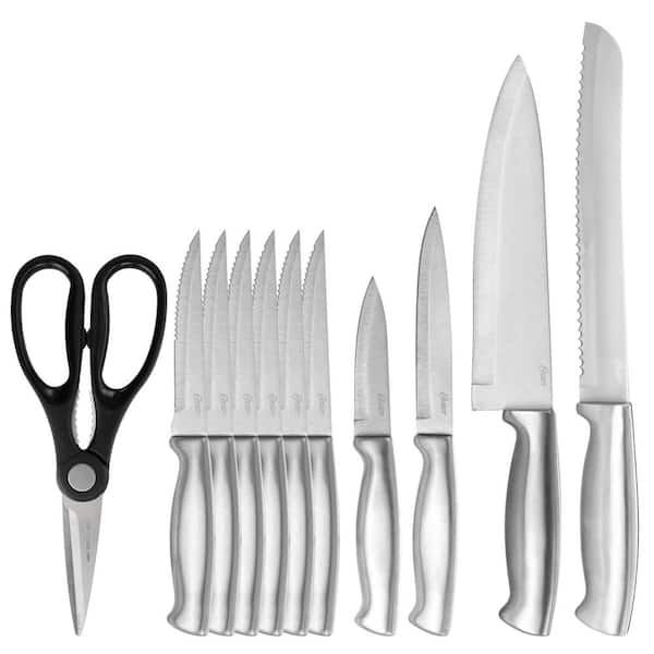  19 Pieces Kitchen Utensils and Knife Set with Block