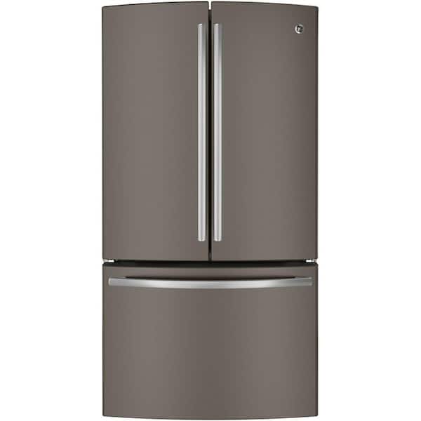 GE Profile 23.1 cu. ft. French Door Refrigerator in Slate, Counter Depth and Fingerprint Resistant