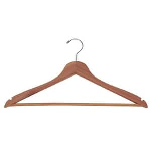 Brown Cedar Sweater Hangers 12-Pack
