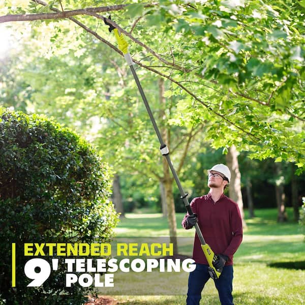 RYOBI ONE+ 18V Cordless Pole Lopper with 2.0 Ah Battery and