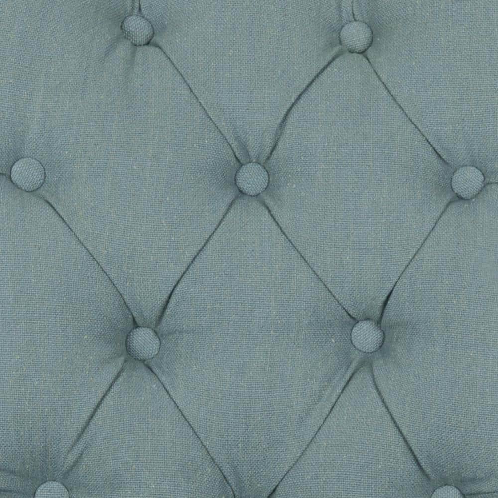 Elegant Sky Blue Linen Upholstered Parsons Side Chair