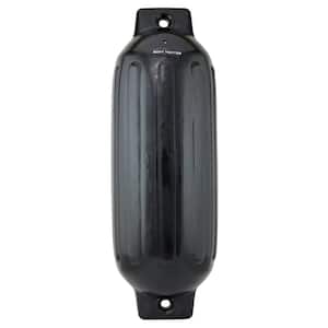 BoatTector Inflatable Fender - 8.5 in. x 27 in., Black