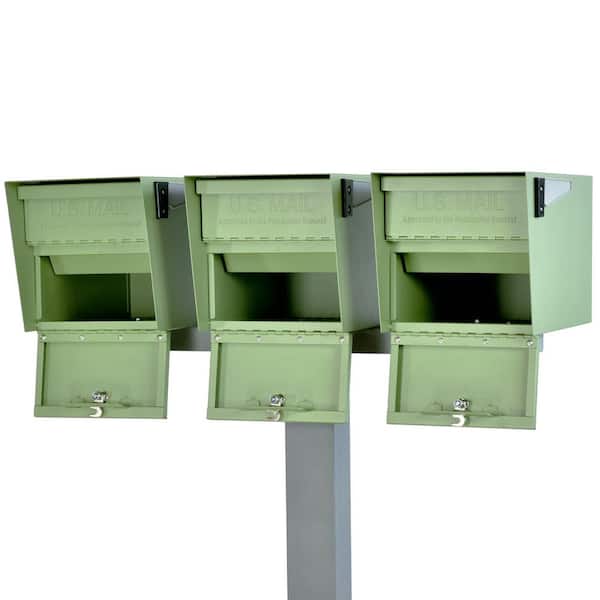 Mail Boss Mail Manager X3 Locking Mailbox Combo Kit w/ Granite In