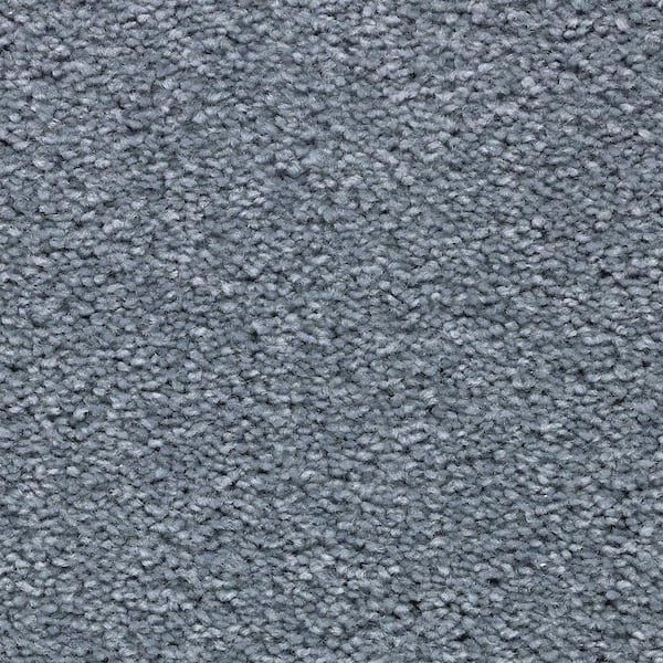 Lifeproof Unblemished I  - Crystal Falls - Blue 45 oz. Triexta Texture Installed Carpet