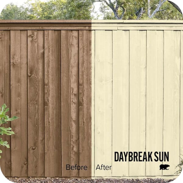 5 gal. #ECC-11-1 Daybreak Sun Solid Color House and Fence Exterior Wood Stain