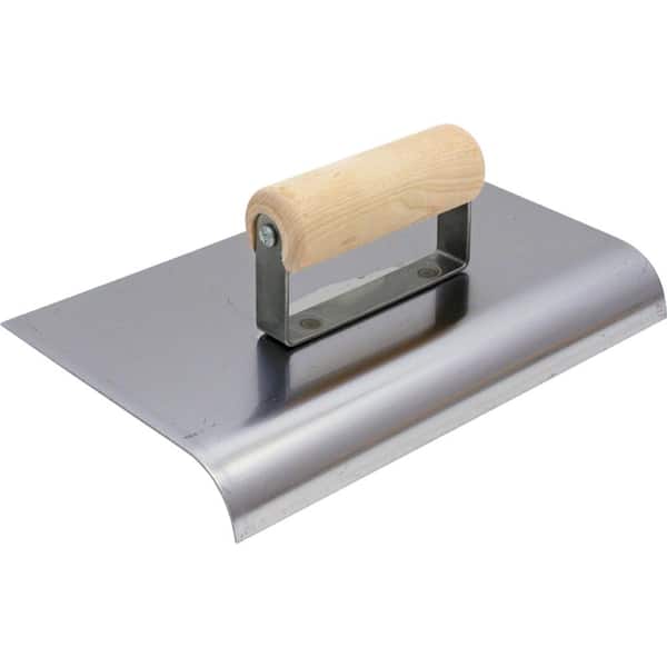 MARSHALLTOWN 9 in. x 5 in. Stainless Steel Edger with 3/8 in. Radius