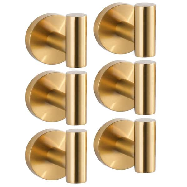 Gold wall hooks home depot sale