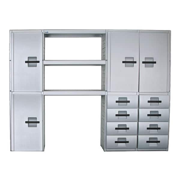 Inter-LOK Storage Systems 108 in. Wide 8 Drawer Cabinet Storage System-DISCONTINUED