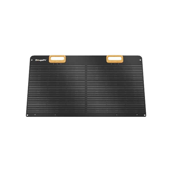 BougeRV 100-Watt 12-Volt 9BB Portable Solar Panel Waterproof IP67 for Outdoor