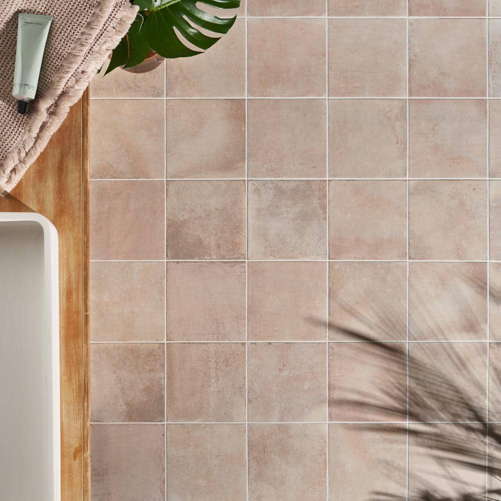 Terra Crema 8x8 Matte Porcelain Floor and Wall Tile