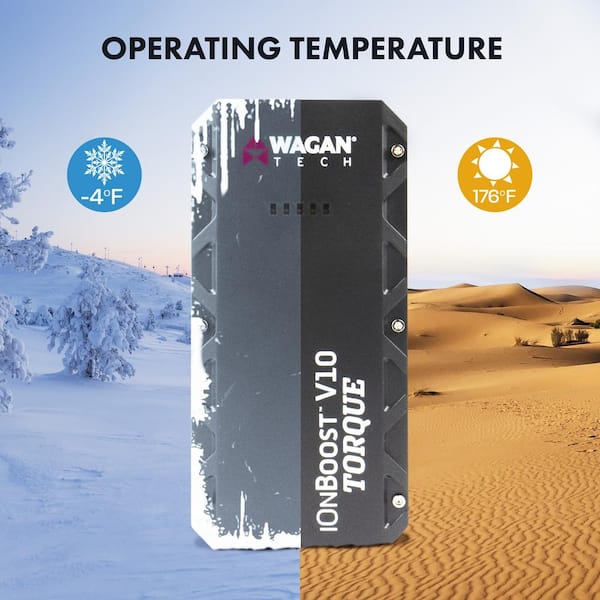 Wagan Tech EL7507 iOnBoost V10 Torque Jump Starter 1000 Amp Peak - 3