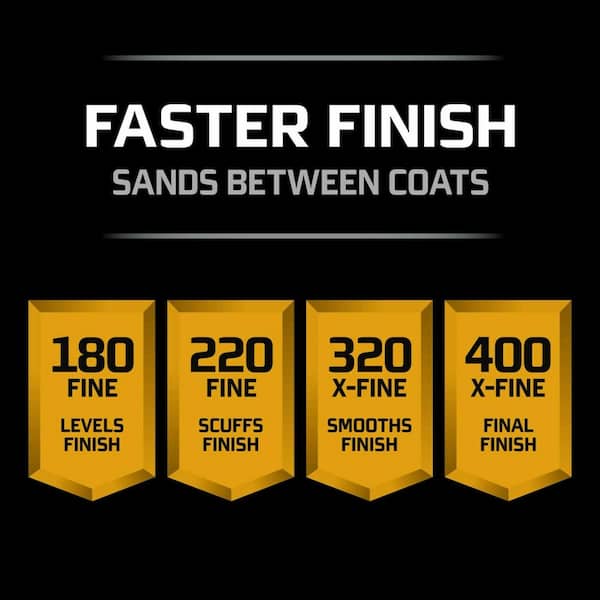 3M Pro Grade Precision 9 in. x 11 in. 180 Grit Faster