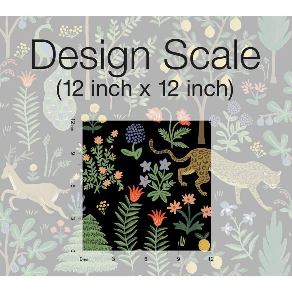 Black Self-Adhesive Removable Peel and Stick Wallpaper