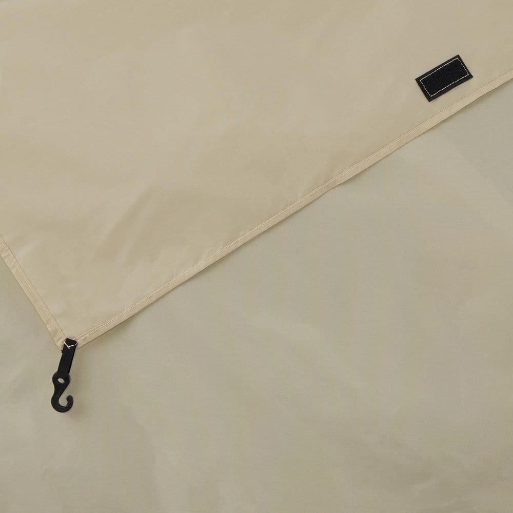 Quick-Set Tan Portable Outdoor Camp Shelter with Wind Panels