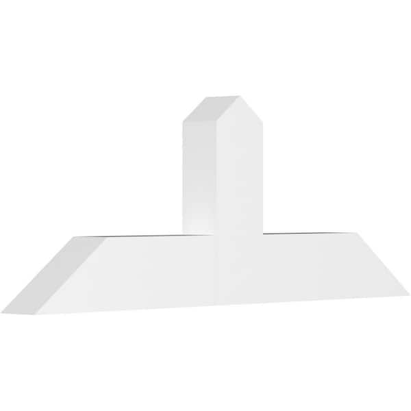 Ekena Millwork Portland 48 in. W x 18 in. H x 4 in. D Signature Polyurethane Bracket
