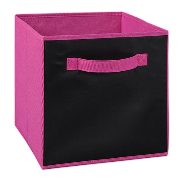 ClosetMaid 11 in. W x 11 in. H x 11 in. D Fuchsia Chalkboard Fabric Drawer