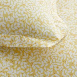 Company Cotton Naomi Leaf Cotton Percale Fitted Sheet