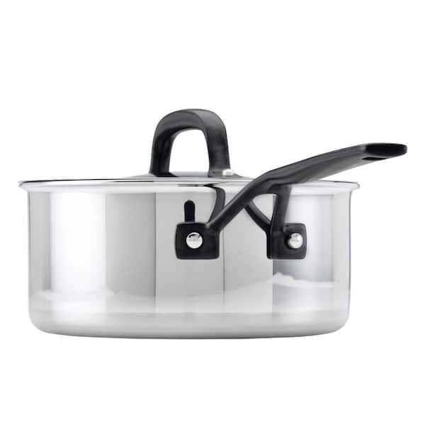 KitchenAid 3-Ply Base Stainless Steel 3-Qt. Saucepan with Lid