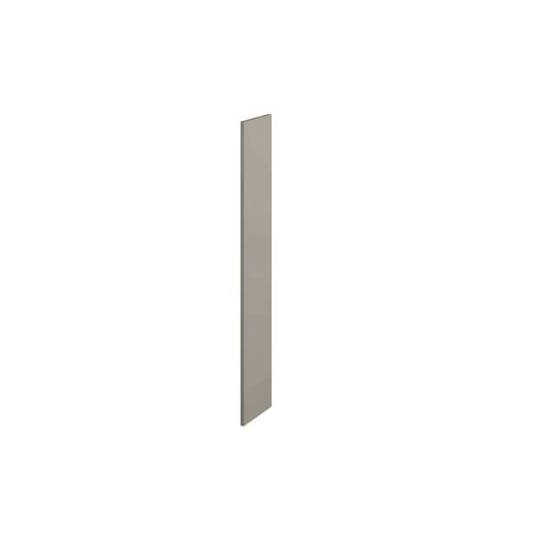 Hampton Bay Courtland 12 in. W x 60 in. H Kitchen Cabinet End Panel in Sterling Gray