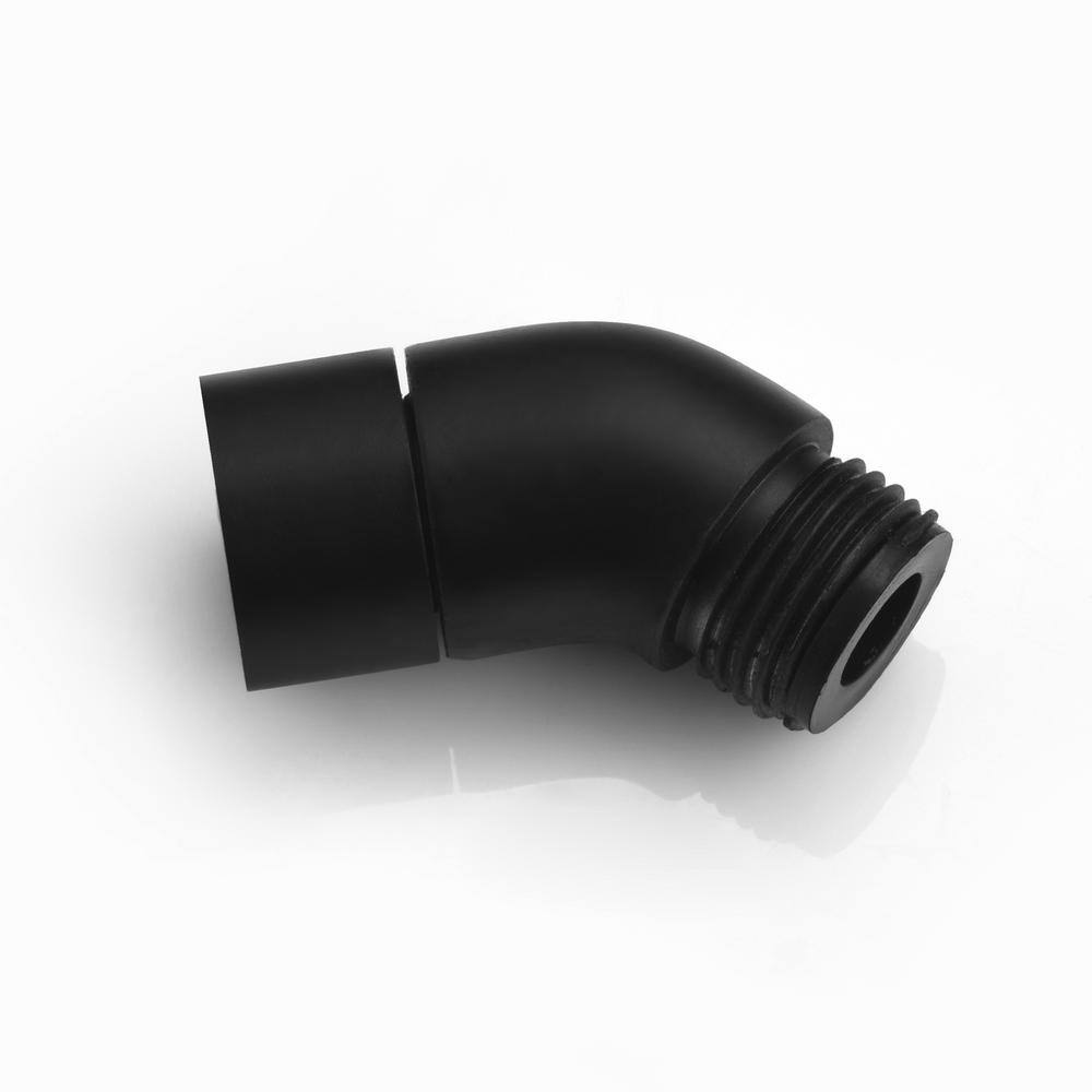 Matte Black Freestanding Tub Faucet with Hand Shower