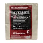 9 Ft x 12 Ft Heavy Duty Canvas Drop Cloth