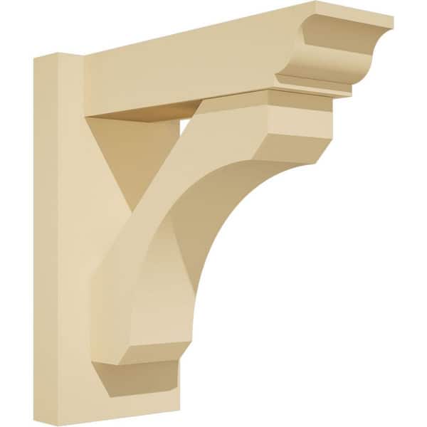Ekena Millwork Legacy 5 in. W x 12 in. H x 12 in. D Signature Urethane Polyurethane Outlooker with Traditional Ends