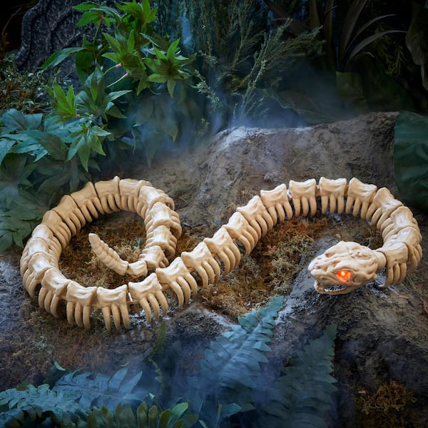 Halloween Classics LED Skeleton Rattlesnake