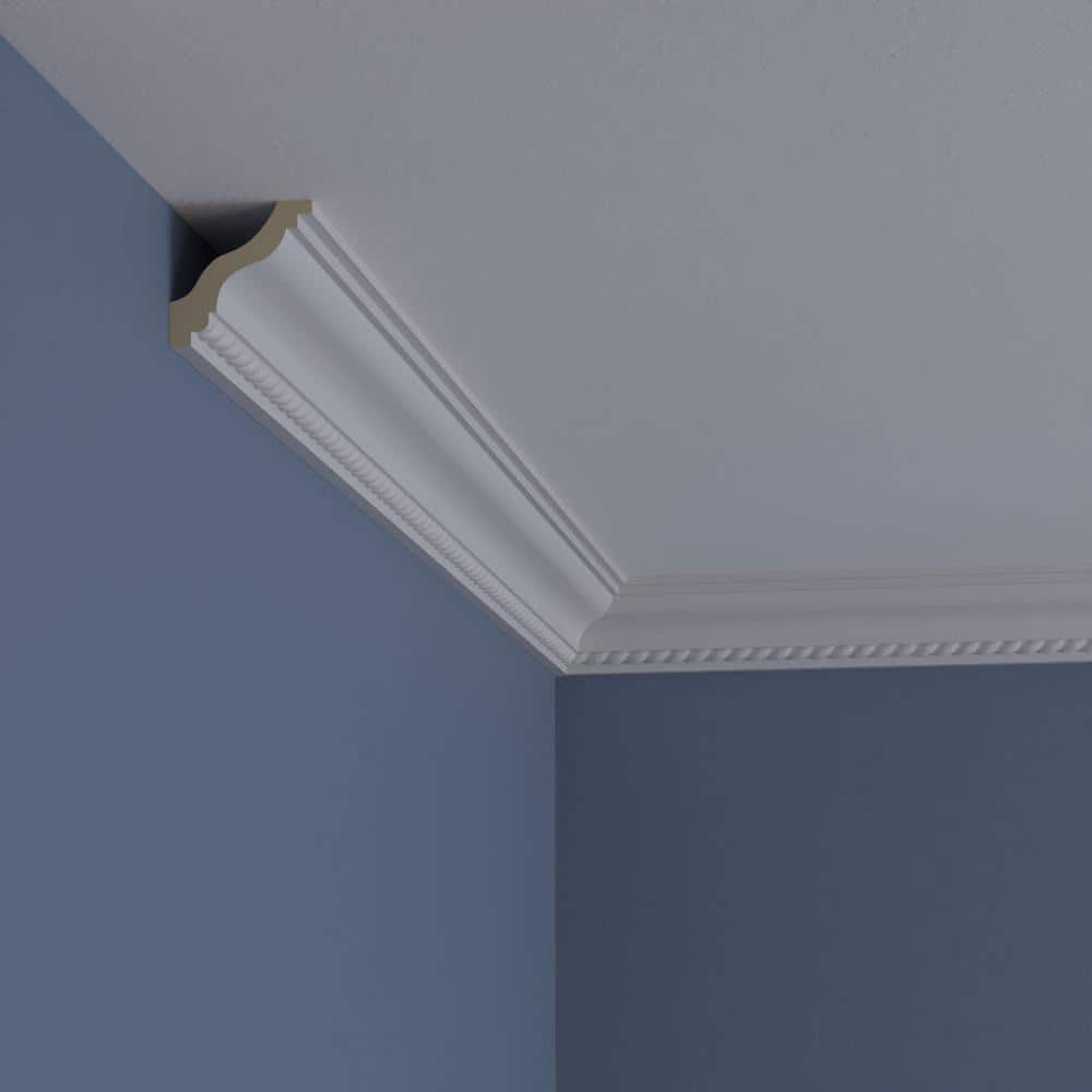 Edinburgh Traditional White Polyurethane Crown Moulding 94.5"