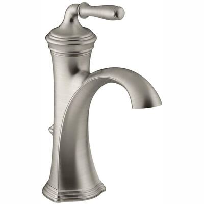 Devonshire Single Hole Single Handle Water-Saving Bathroom Faucet in Vibrant Brushed Nickel